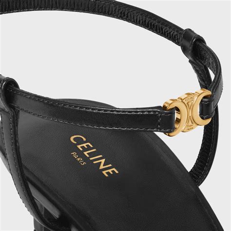 celine kitten|CELINE KITTEN WITH STRAP TRIOMPHE in CALFSKIN GOLD .